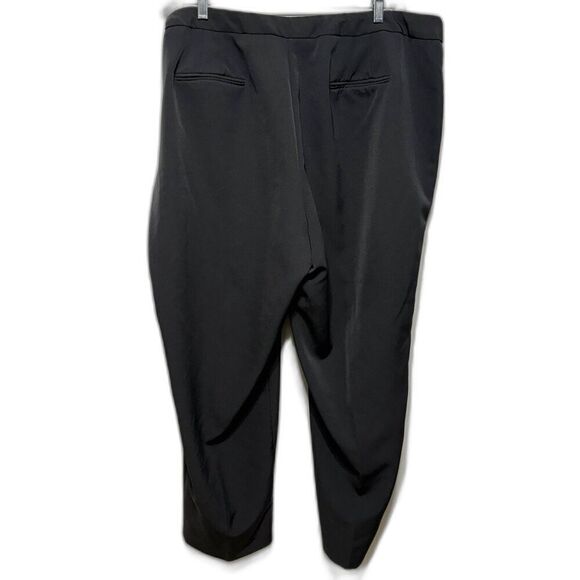 Zac & Rachel Pants Gray Work Career Tapered Leg High Rise Business Women sz 24W - Picture 4 of 4